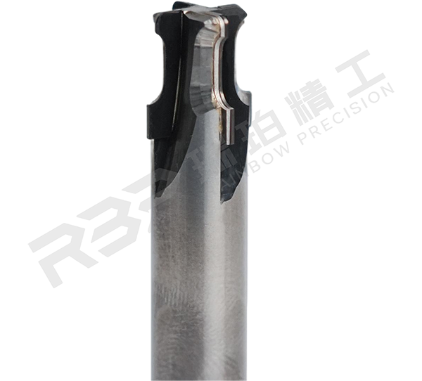 PCD四刃轮廓刀切割